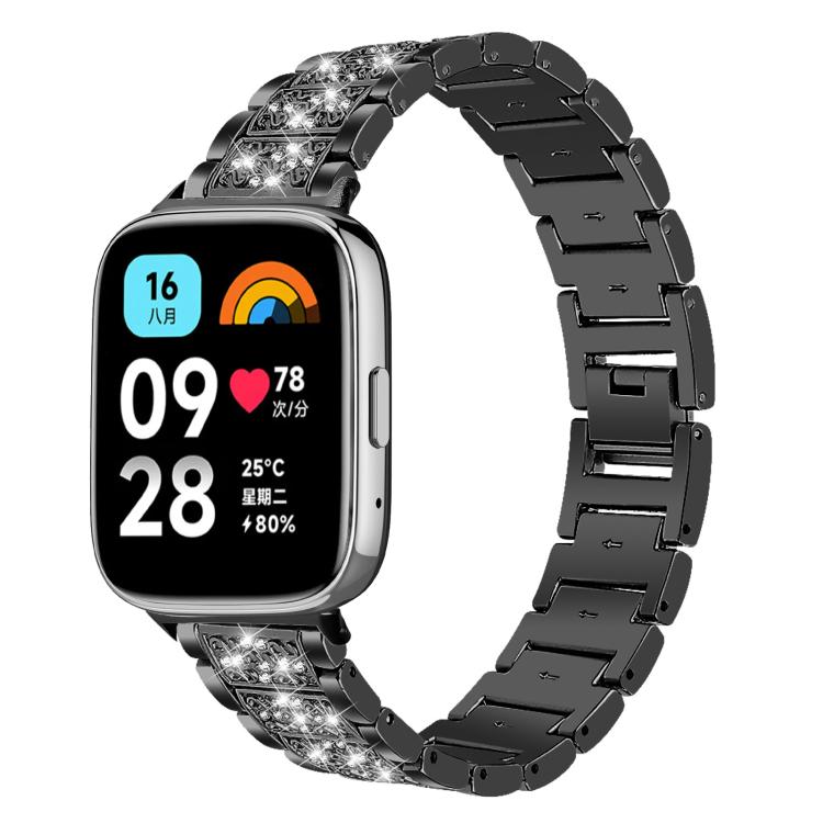 xDfind Diamond Jewelry Stainless Steel Watch Band, For Xiaomi Band 10 Pro / 9 Pro / Redmi Watch 6, For Xiaomi Smart Band 10 / 9 / 8 / NFC 14mm, For Redmi Watch 3 Active / Lite 20mm, For Redmi Watch 3 20mm
