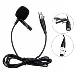 Metal Lavalier Microphone, Cable Length: 1.5m, 3 Pin XLR Head, 4 Pin XLR Head