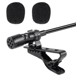 USB Interface Lavalier Microphone for Laptop Live Conference Recording, USB Interface