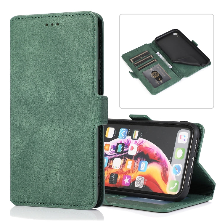 Retro Magnetic Closing Clasp Horizontal Flip Leather Case with Holder & Card Slots & Photo Frame & Wallet, For iPhone XR, For iPhone XS Max