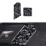 2pcs/Set Forged Gold Foil Carbon Fiber Car Trailer Hook Decorative Sticker for Chevrolet Corvette C8 2020-, Left and Right Driver, Trailer Hook