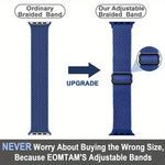 Ladder Buckle Loop Nylon Watch Band with Change to Ultra 49mm Film PC Cover, For Apple Watch Series 44mm, For Apple Watch Series 40mm, For Apple Watch Series 10 / 11 46mm, For Apple Watch Series 10 / 11 42mm, For Apple Watch Series 45mm                ...