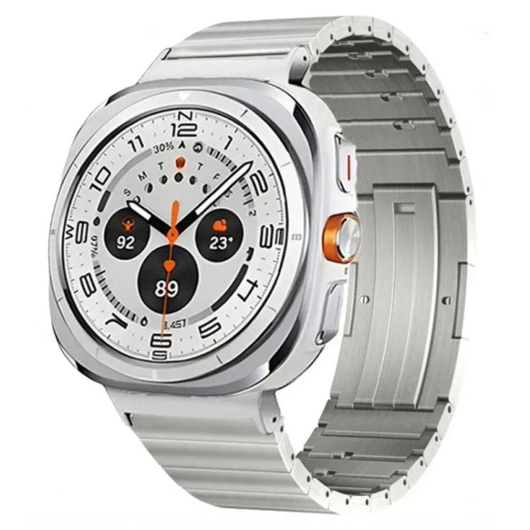 One Bead Side Slide Quick Release Buckle Titanium Alloy Watch Band, For Samsung Galaxy Watch Ultra / Ultra 2025, For Samsung Galaxy Watch8 / Watch8 Classic