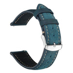 xDfind Retro Crazy Horse Texture Leather Watch Band, 24mm for Suunto 9 / 9 Baro / D5 / Core / 7, 14mm, 18mm, 20mm, 22mm