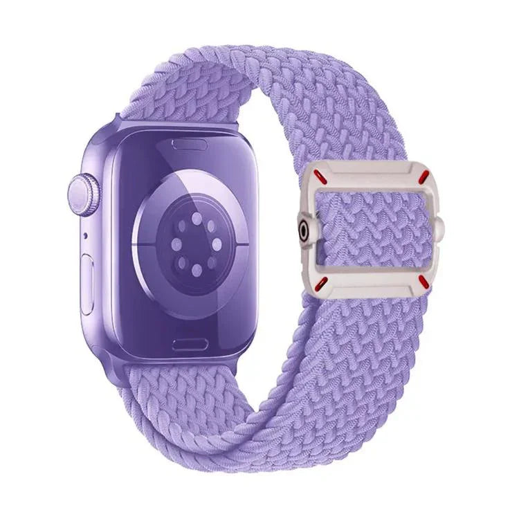 Double Loop Mechanical Buckle Nylon Braid Watch Band, For Apple Watch 42mm / 41mm / 40mm / 38mm