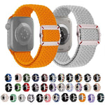 Double Loop Mechanical Buckle Nylon Braid Watch Band, For Apple Watch 42mm / 41mm / 40mm / 38mm