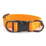 Pet Reflective Collar Nylon Black Buckle, S, M, L, Nylon Collar, S, Nylon Collar, M, Nylon Collar, L