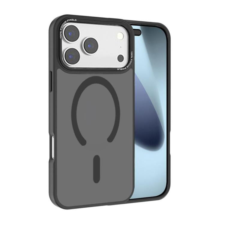 Kalebol Metal Lens Frame MagSafe Frosted PC Phone Case, For iPhone 17 Pro Max, For iPhone 17 Pro, For iPhone 17, For iPhone Air, For iPhone 16 Pro Max