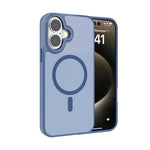 Kalebol Metal Lens Frame MagSafe Frosted PC Phone Case, For iPhone 17 Pro Max, For iPhone 17 Pro, For iPhone 17, For iPhone Air, For iPhone 16 Pro Max