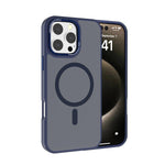 Kalebol Metal Lens Frame MagSafe Frosted PC Phone Case, For iPhone 17 Pro Max, For iPhone 17 Pro, For iPhone 17, For iPhone Air, For iPhone 16 Pro Max