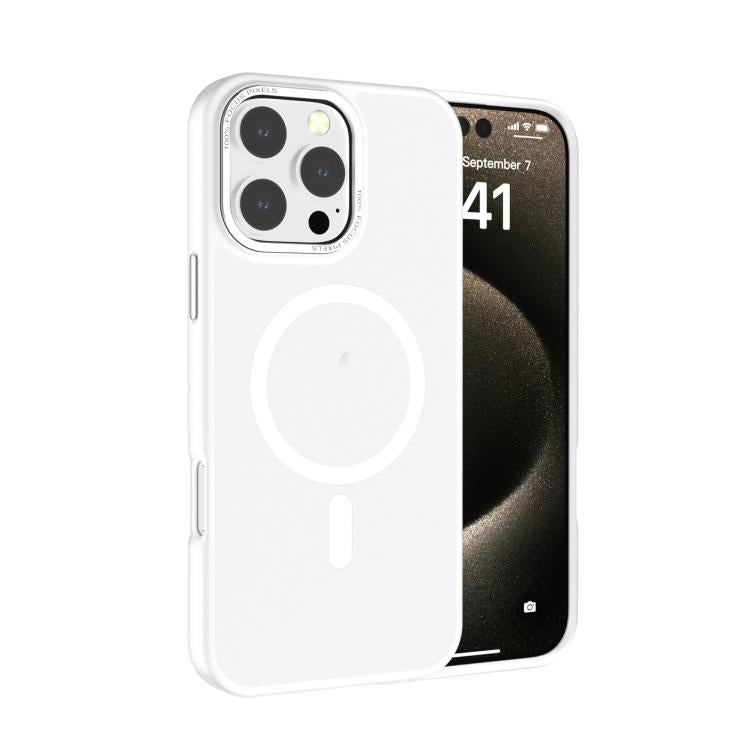 Kalebol Metal Lens Frame MagSafe Frosted PC Phone Case, For iPhone 17 Pro Max, For iPhone 17 Pro, For iPhone 17, For iPhone Air, For iPhone 16 Pro Max