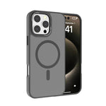 Kalebol Metal Lens Frame MagSafe Frosted PC Phone Case, For iPhone 16 Pro, For iPhone 16 Plus, For iPhone 16, For iPhone 15 Pro Max, For iPhone 15 Pro
