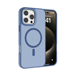 Kalebol Metal Lens Frame MagSafe Frosted PC Phone Case, For iPhone 16 Pro, For iPhone 16 Plus, For iPhone 16, For iPhone 15 Pro Max, For iPhone 15 Pro