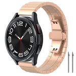 xDfind One-bead Bamboo Solid Stainless Steel Watch Band, 18mm, 20mm, 22mm, 14mm