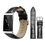 xDfind Bamboo Texture Pin Buckle Leather Watch Band, For Fitbit Charge 6 / 5 18mm, For Fitbit Inspire 3 12mm, For Fitbit Versa 4 / 3 / Sense2 / 1 20mm, For Fitbit Luxe / Special Edition 12mm, For Fitbit Inspire 2 / Ace 3 14mm                           ...