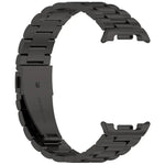 Tri-beads Flat Buckle Titanium Alloy Watch Band, For Samsung Galaxy Watch8 / Watch8 Classic, For Samsung Galaxy Fit3 / SM-R390