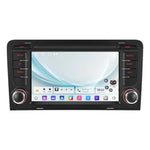 For Audi A3 8P 2003-2012 Android 15 7 inch Smart Central Control Car GPS Navigator Car MP5 Player, Standard+AHD+Microphone, Standard