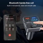 BC95 Car Bluetooth Hands-free Calling PD36W Fast Charging Car Voltage Monitoring, BC95