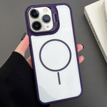 PC Lens Holder MagSafe Magnetic Phone Case, For iPhone 11 Pro Max, For iPhone 11