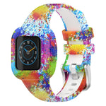 xDfind Steel Buckle Printed Silicone Watch Band, For GarminFit JR3 / Garmin Vivofit JR 3