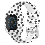 xDfind Steel Buckle Printed Silicone Watch Band, For GarminFit JR3 / Garmin Vivofit JR 3