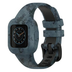 xDfind Steel Buckle Printed Silicone Watch Band, For GarminFit JR3 / Garmin Vivofit JR 3