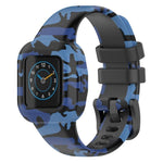 xDfind Steel Buckle Printed Silicone Watch Band, For GarminFit JR3 / Garmin Vivofit JR 3