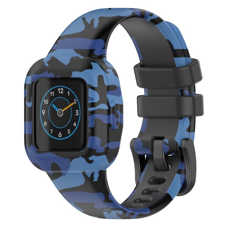 xDfind Steel Buckle Printed Silicone Watch Band, For GarminFit JR3 / Garmin Vivofit JR 3
