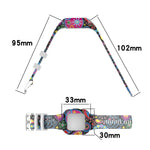 xDfind Steel Buckle Printed Silicone Watch Band, For GarminFit JR3 / Garmin Vivofit JR 3