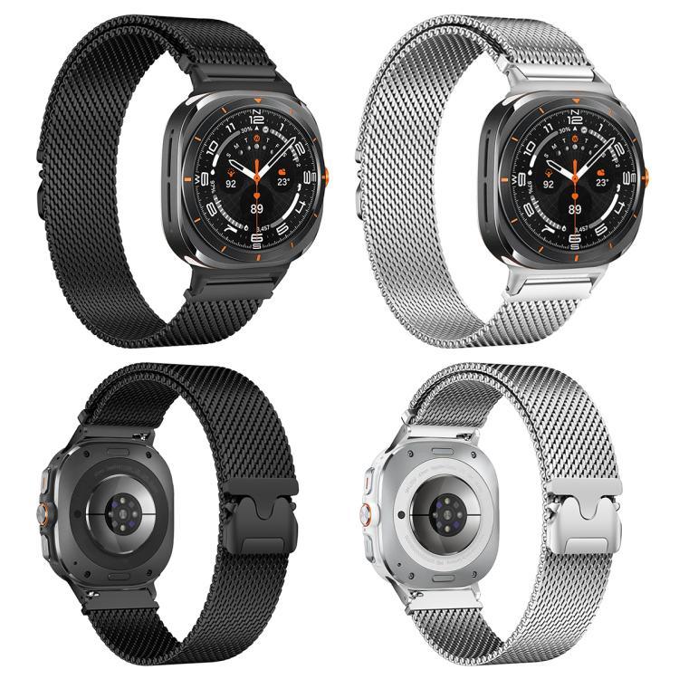 xDfind Milanese Parachute Buckle Stainless Steel Watch Band, For Samsung Galaxy Watch Ultra / Ultra 2025, For Samsung Galaxy Watch8 / Wacth8 Classic 22mm