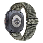 Wave Pattern Nylon Braided Watch Band, For Samsung Galaxy Watch8 / Watch8 Classic
