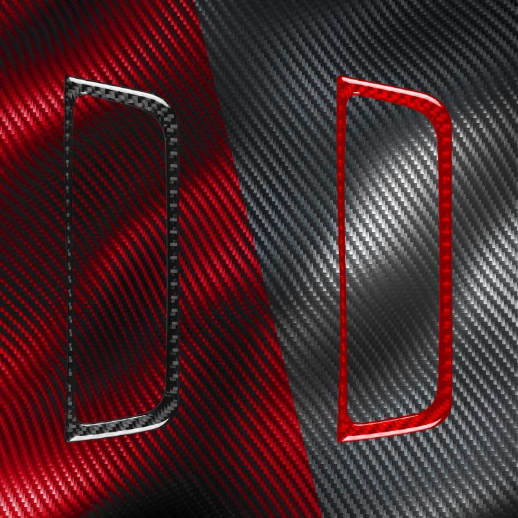 Carbon Fiber Car Air Conditioner Switch Panel B Decorative Sticker for SEAT Ibiza 2009-2014, Left and Right Driver, Air Conditioner Switch Panel B