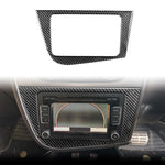 Carbon Fiber Car Center Console Panel Decorative Sticker for SEAT Leon 2005-2012, Center Console Panel, Left Driver, Center Console Panel, Right Driver
