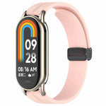 xDfind Folding Buckle Silicone Watch Band, For Xiaomi Smart Band 10 / 9 / 8 / NFC