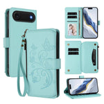 Butterfly Love Flower Multi-card Zipper Wallet Leather Phone Case, For iPhone 17e / 16e, For iPhone 17 Pro Max, For iPhone 17 Pro, For iPhone 17, For iPhone Air, For iPhone 16 Pro Max