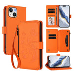Butterfly Love Flower Multi-card Zipper Wallet Leather Phone Case, For iPhone 13 Pro Max, For iPhone 13 Pro, For iPhone 13 mini, For iPhone 12 / 12 Pro, For iPhone 12 Pro Max, For iPhone 12 mini