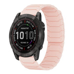 xDfind Magnetic Silicone Watch Band, For Garmin Fenix 8/7X/6X/5X 26mm, For Garmin Fenix 8/7/6/5 22mm, For Garmin Forerunner 35/30/35J 20mm