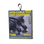 REMAX CB09 PD30W Type-C to 8 Pin Marquee Braided Fast Charging Data Cable, Length: 1.2m, Type-C to 8 Pin