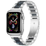 xDfind Three Beads Metal Resin Watch Band, For Apple Watch 42 / 44 / 45 / 46 / 49mm, For Apple Watch 38 / 40 / 41 / S10 42mm