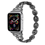 xDfind Diamond Stainless Steel Watch Band, For Apple Watch 42 / 44 / 45 / 46 / 49mm, For Apple Watch 38 / 40 / 41 / S10 42mm