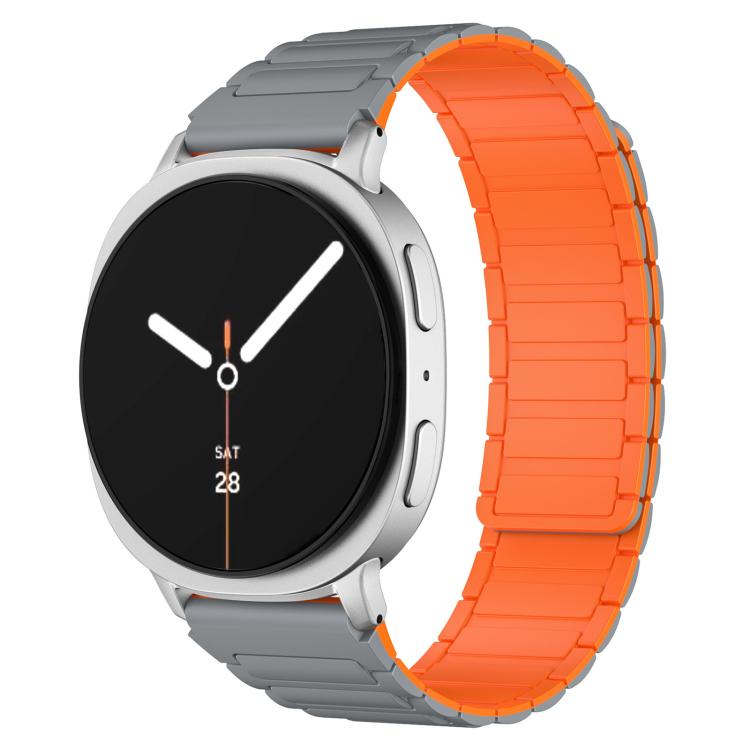 xDfind I-shaped Magnetic Silicone Watch Band, For Samsung Galaxy Watch Ultra / Ultra 2025, For Samsung Galaxy Watch8 / 8 Classic