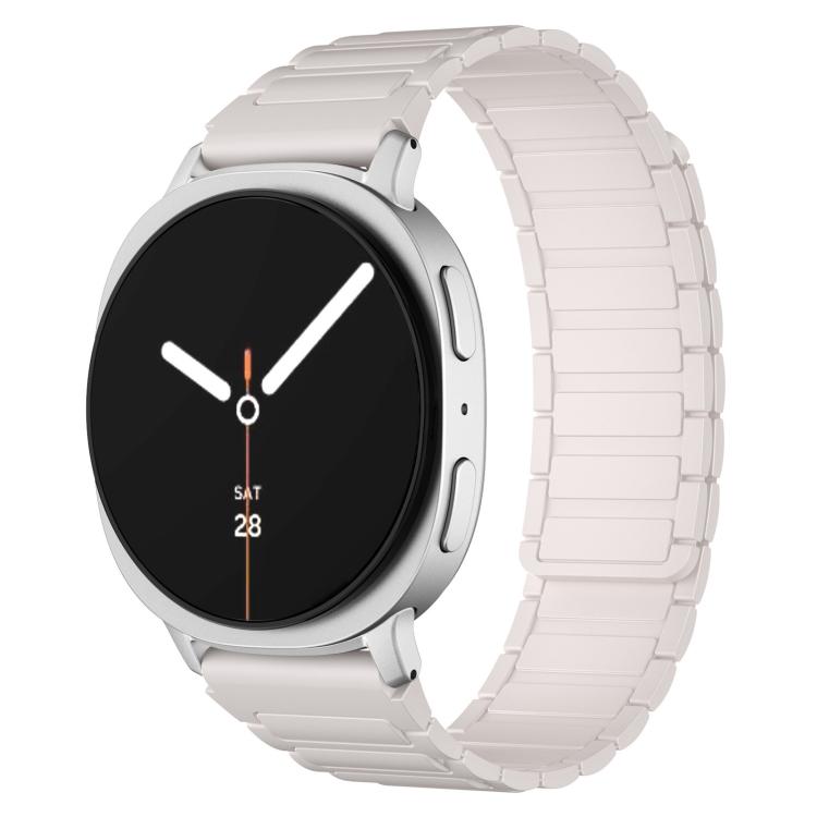 xDfind I-shaped Magnetic Silicone Watch Band, For Samsung Galaxy Watch Ultra / Ultra 2025, For Samsung Galaxy Watch8 / 8 Classic