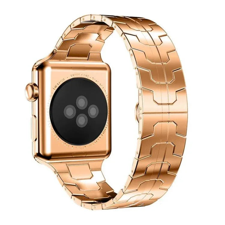 xDfind Butterfly Buckle Stainless Steel Watch Band, For Apple Watch 42 / 44 / 45 / 46 / 49mm, For Apple Watch 38 / 40 / 41 / S10 42mm