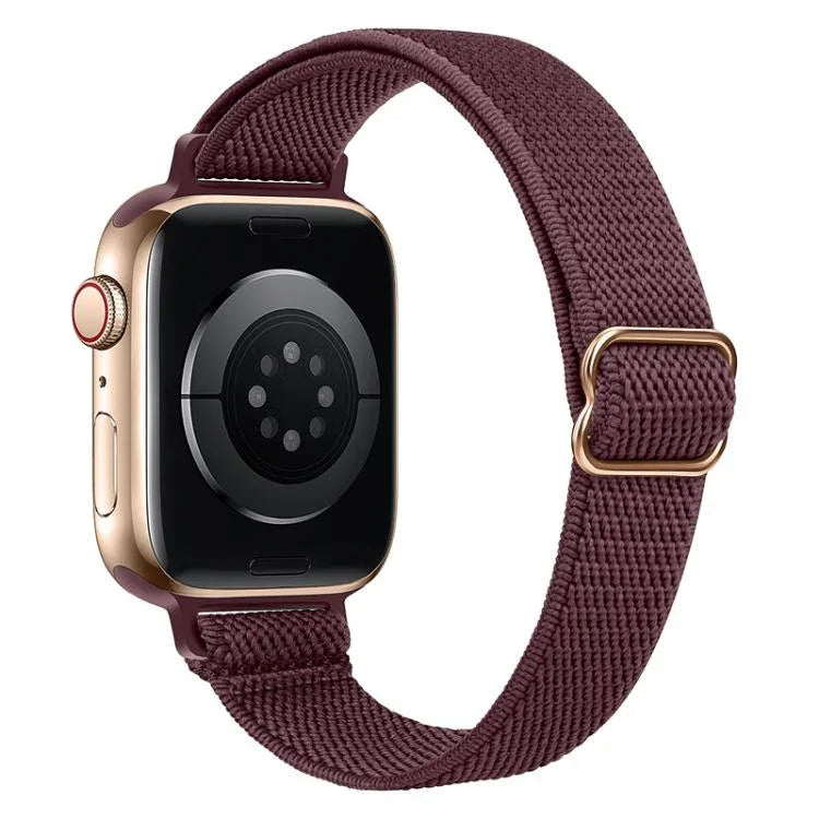 xDfind Ladder Buckle Small Waist Elastic Nylon Watch Band, For Apple Watch 42 / 44 / 45 / 46 / 49mm, For Apple Watch 38 / 40 / 41 / S10 42mm