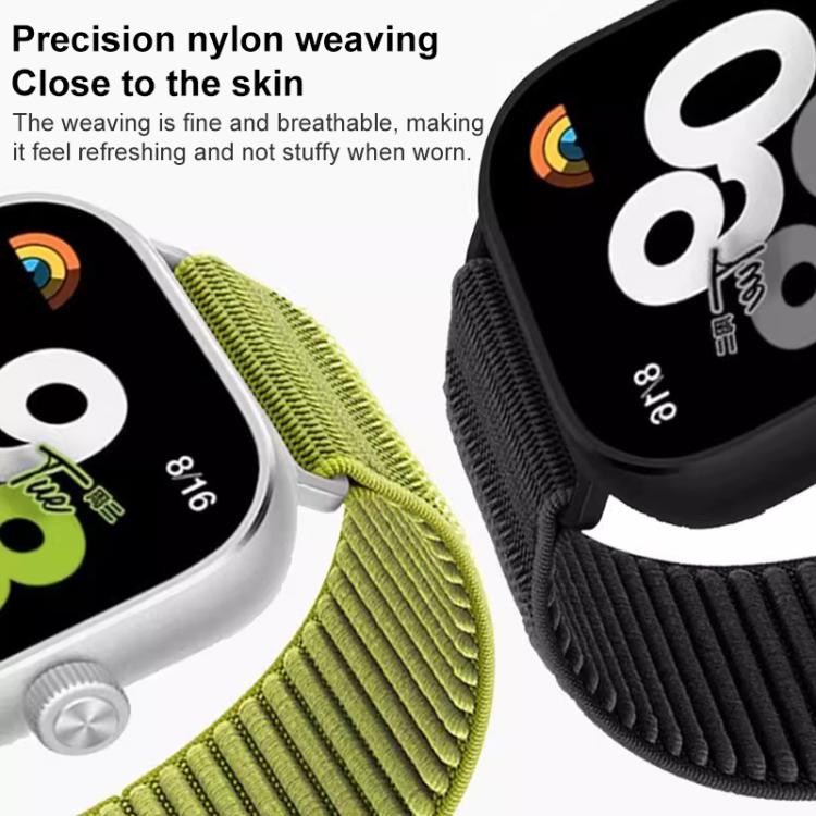 xDfind Woven Nylon Hook And Loop Fastener Watch Band, For Xiaomi Band 9 Pro/8 Pro/Redmi Watch6/5/4