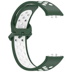 xDfind Two Color Silicone Breathable Watch Band, For Samsung Galaxy Fit 3