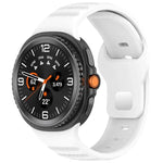 xDfind Round Dots Silver Stud Buckle Silicone Watch Band, For Samsung Galaxy Watch Ultra/Ultra 2025, For Samsung Galaxy Watch8 / 8 Classic