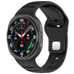 xDfind Round Dots Silver Stud Buckle Silicone Watch Band, For Samsung Galaxy Watch Ultra/Ultra 2025, For Samsung Galaxy Watch8 / 8 Classic