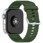 xDfind Silver Buckle Solid Color Silicone Watch Band, For Huawei Watch Fit4 Pro / Fit4 / Fit3
