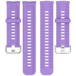 xDfind Silver Buckle Solid Color Silicone Watch Band, For Huawei Watch Fit4 Pro / Fit4 / Fit3
